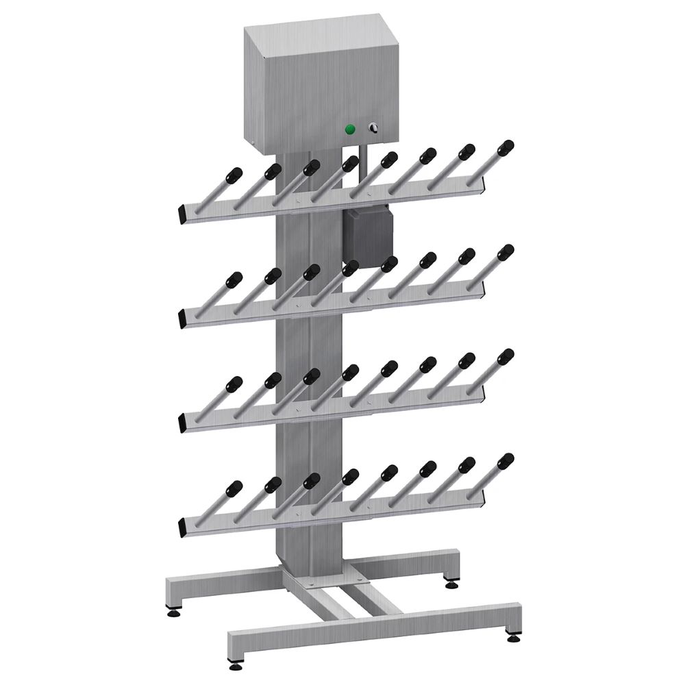Single-sided work boot dryer